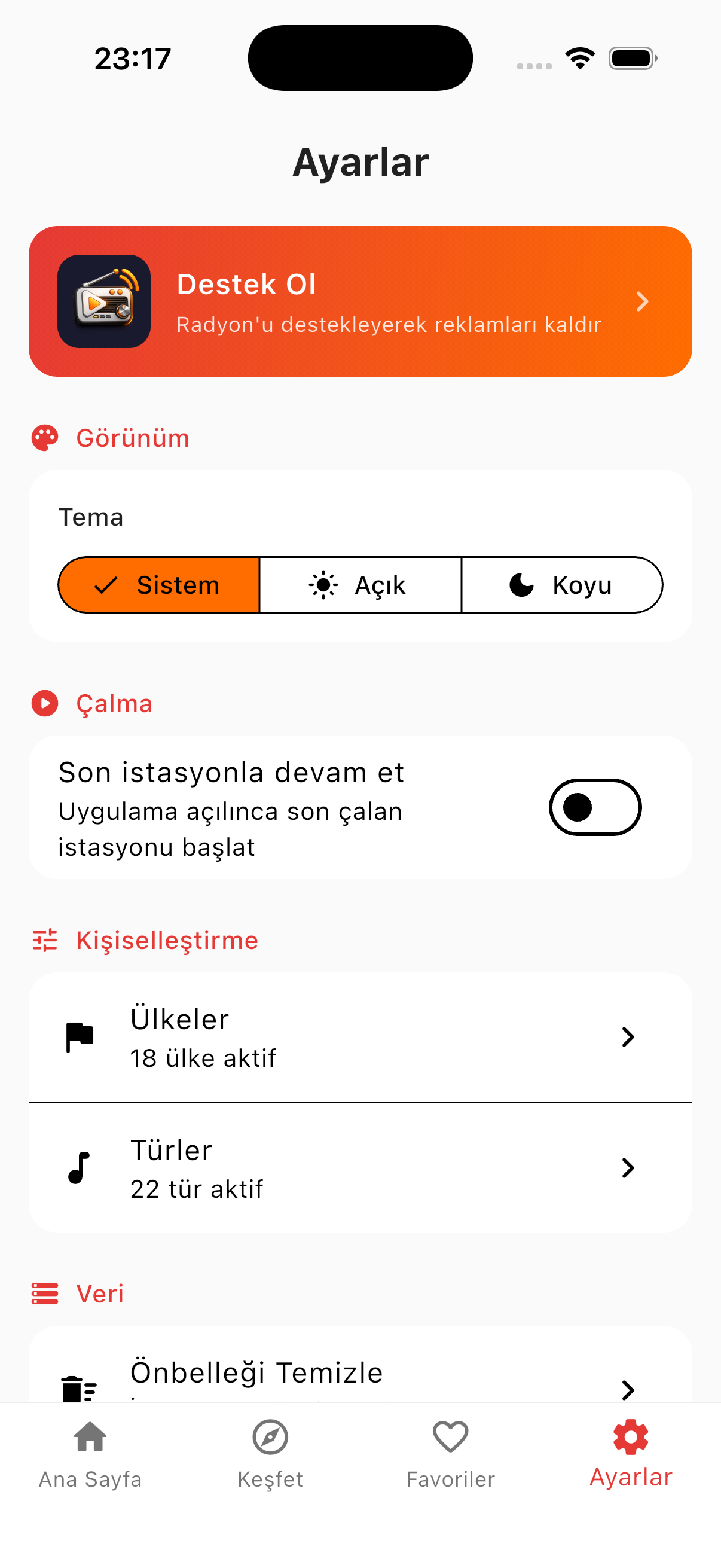 Ayarlar
